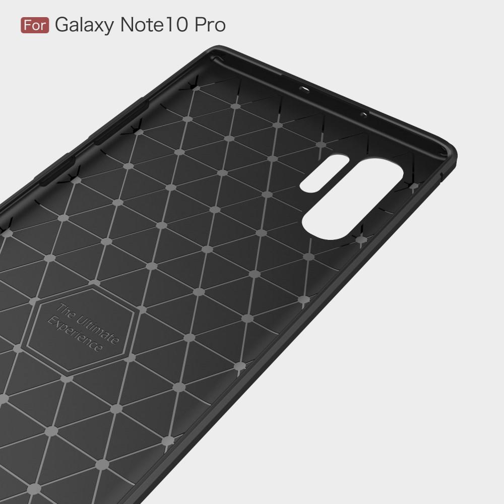 Brushed TPU Kuori Galaxy Note 10 Plus Black