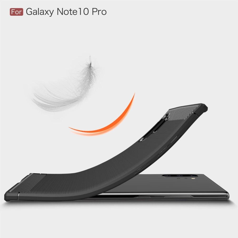 Brushed TPU Kuori Galaxy Note 10 Plus Black