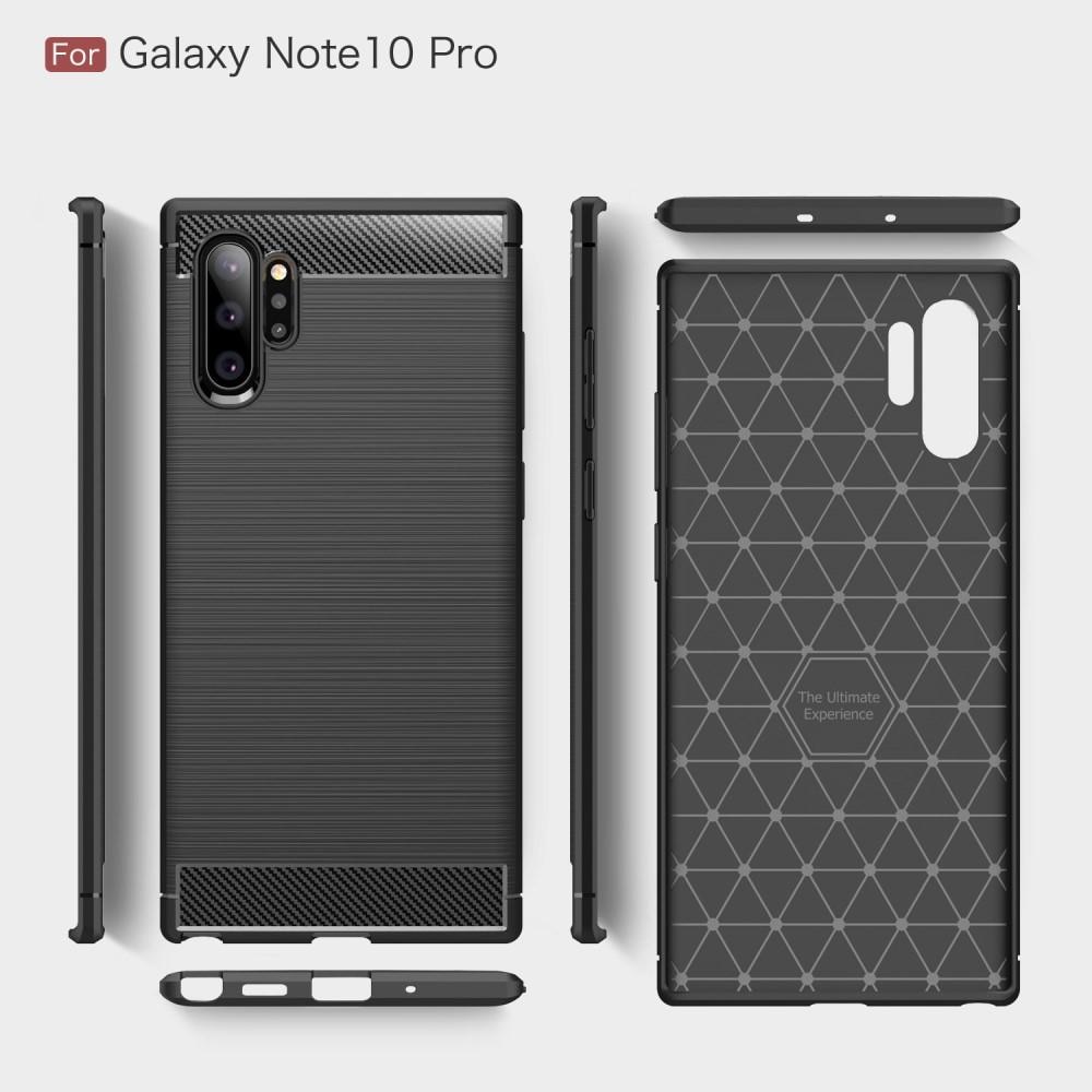 Brushed TPU Kuori Galaxy Note 10 Plus Black