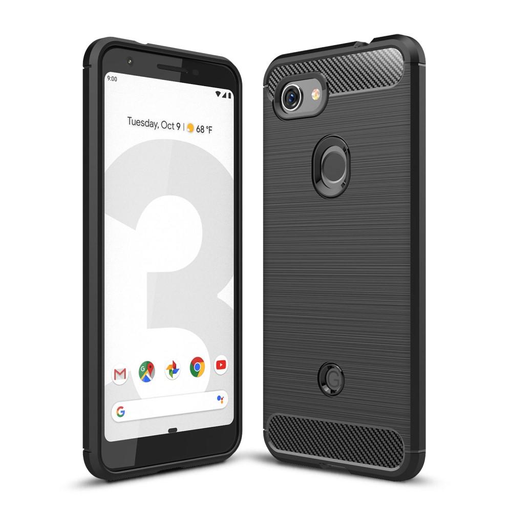 Brushed TPU Kuori Google Pixel 3a Black