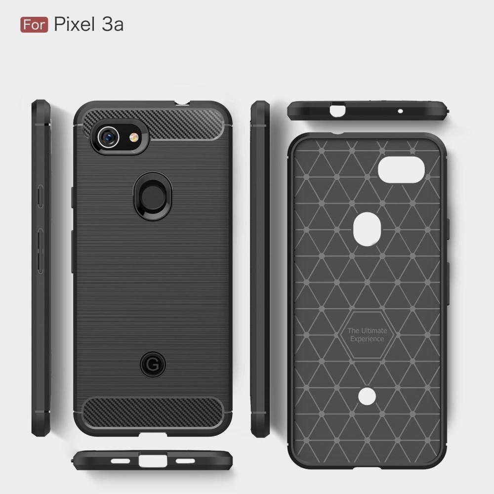 Brushed TPU Kuori Google Pixel 3a Black