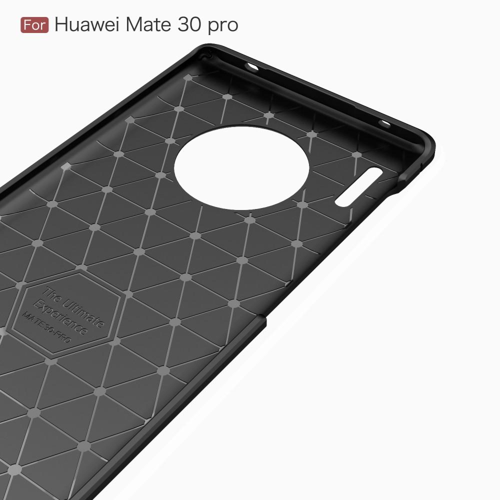 Huawei Mate 30 Pro Kuori TPU Brushed Musta