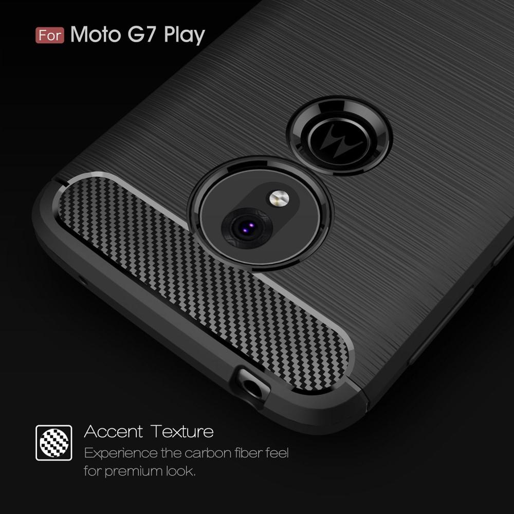 Brushed TPU Kuori Motorola Moto G7 Play Black