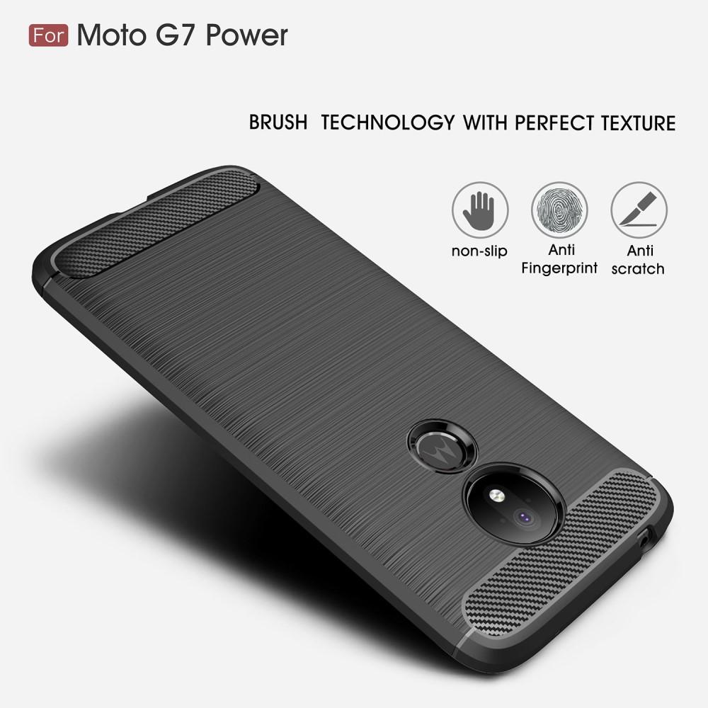 Brushed TPU Kuori Motorola Moto G7 Power Black