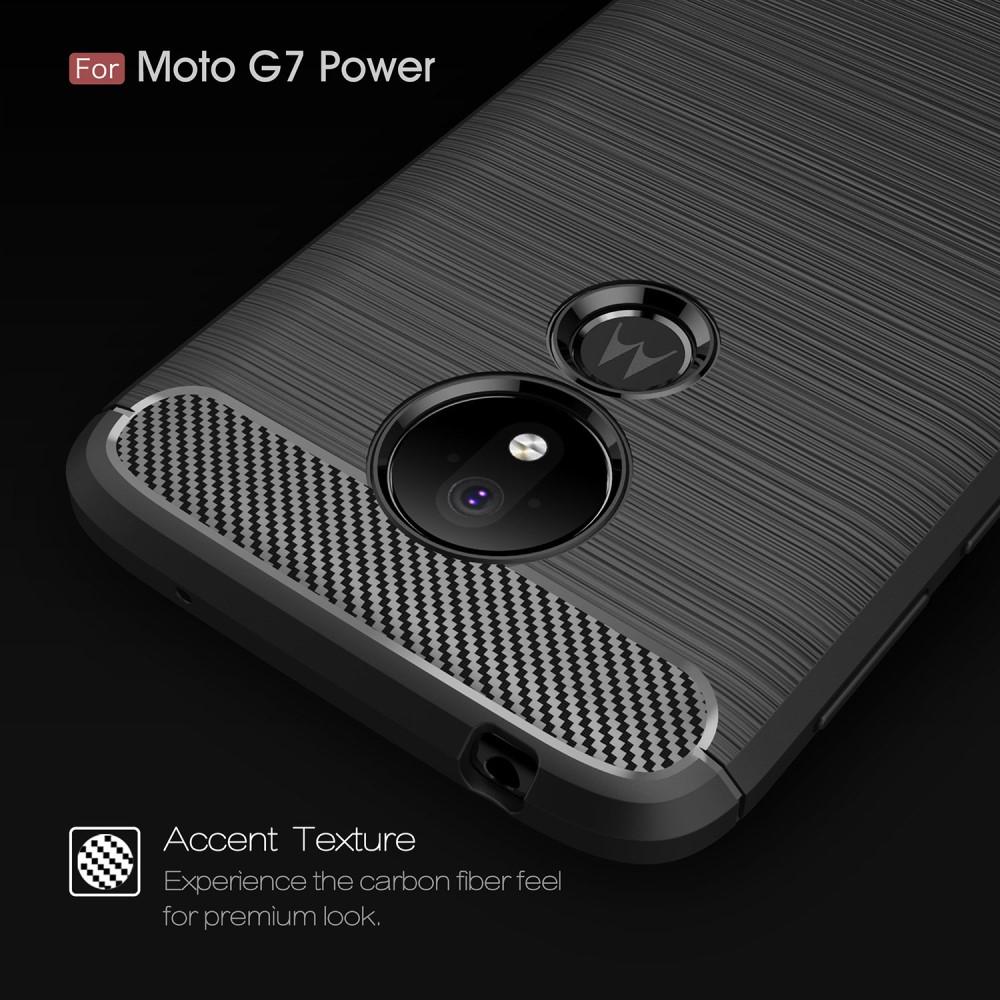 Brushed TPU Kuori Motorola Moto G7 Power Black
