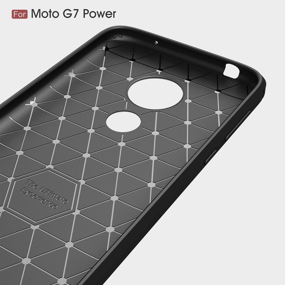 Brushed TPU Kuori Motorola Moto G7 Power Black