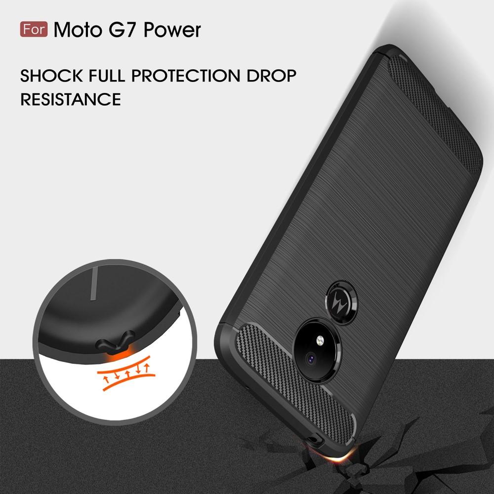 Brushed TPU Kuori Motorola Moto G7 Power Black