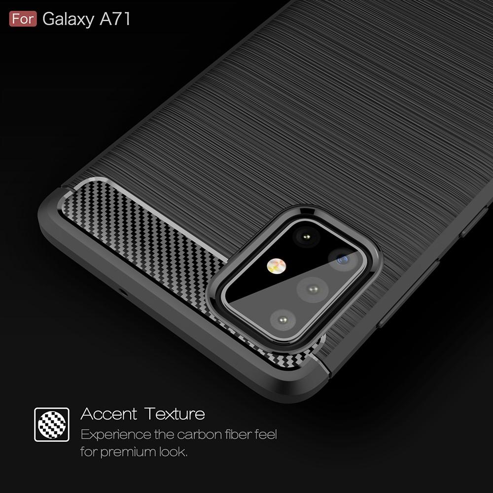 Brushed TPU Kuori Samsung Galaxy A71 Black