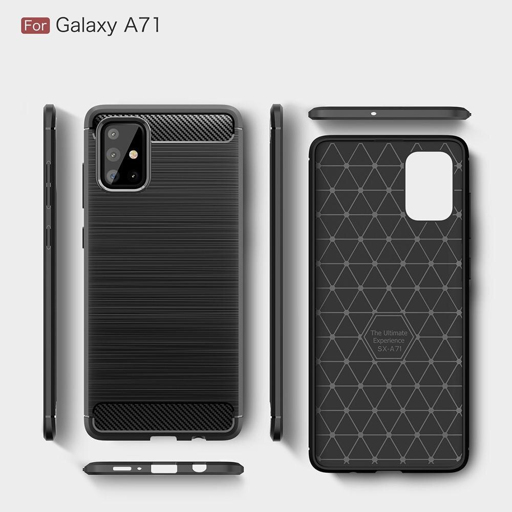 Brushed TPU Kuori Samsung Galaxy A71 Black