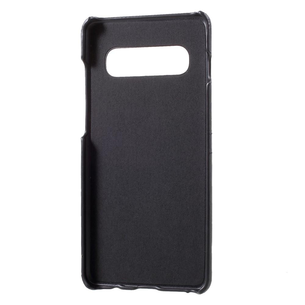 Card Slots Case Samsung Galaxy S10 musta