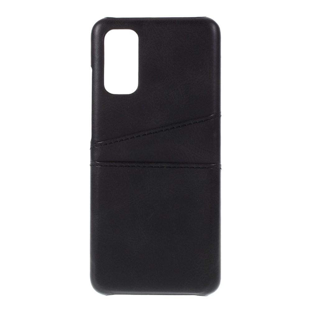 Card Slots Case Samsung Galaxy S20 musta