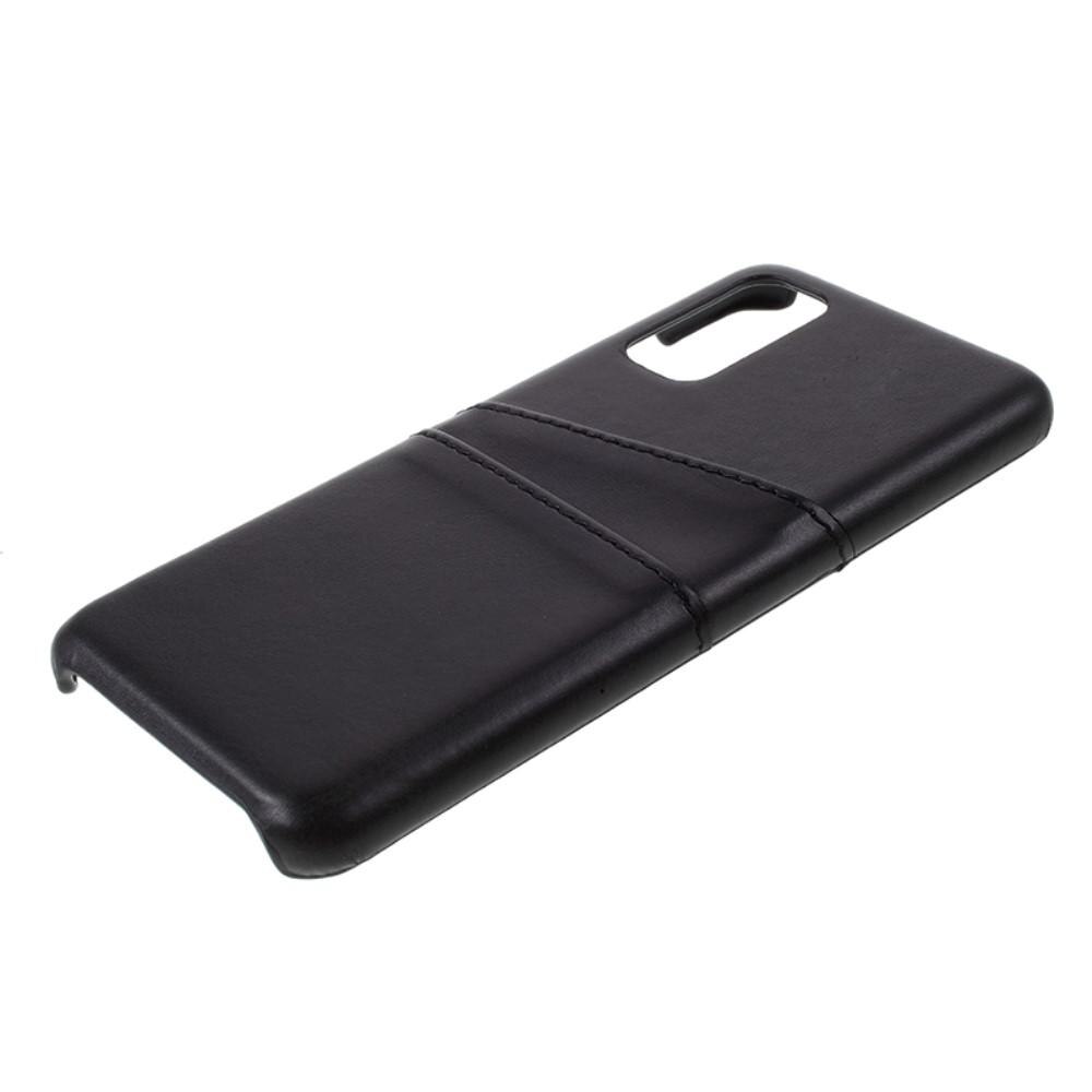 Card Slots Case Samsung Galaxy S20 musta