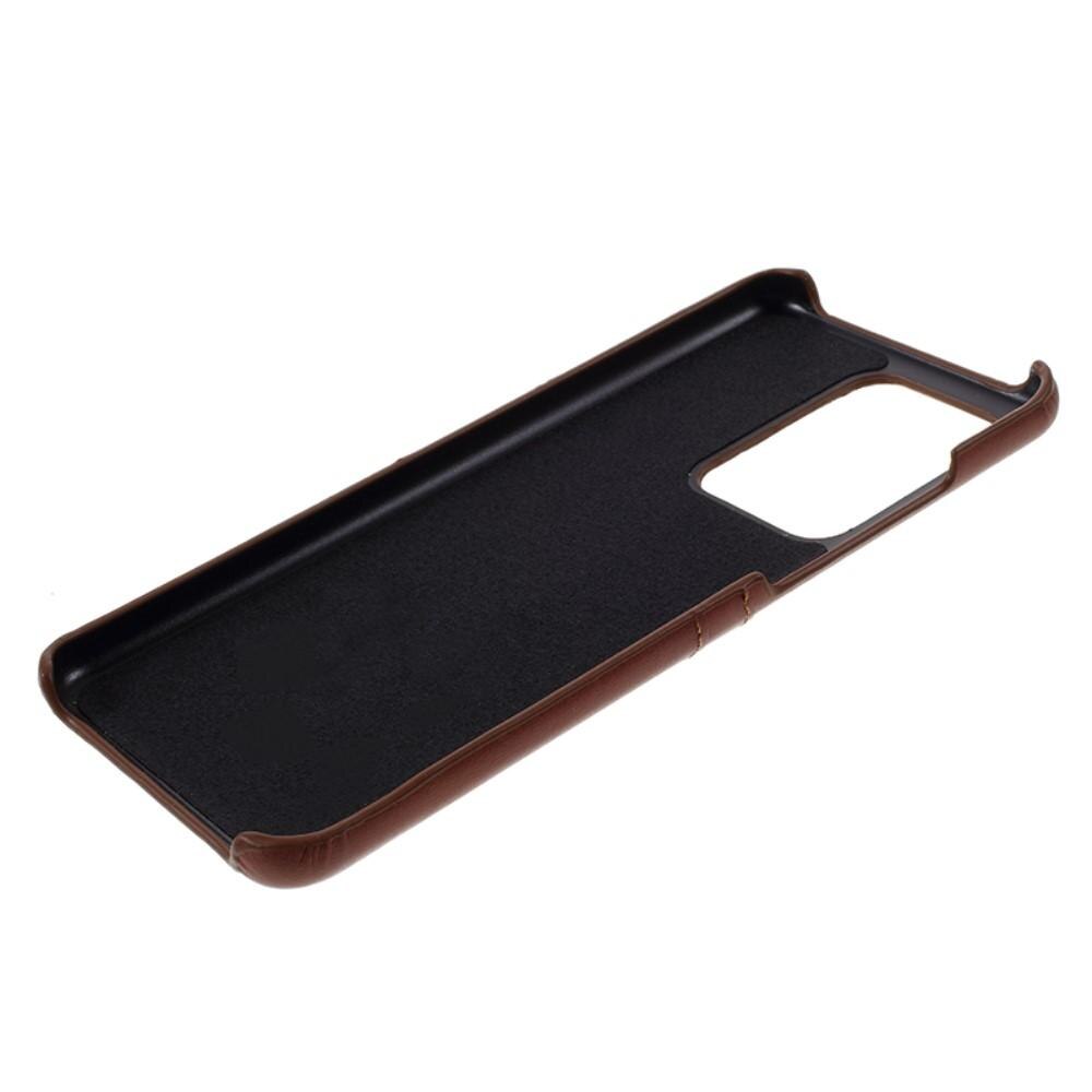 Card Slots Case Samsung Galaxy S20 Ultra ruskea