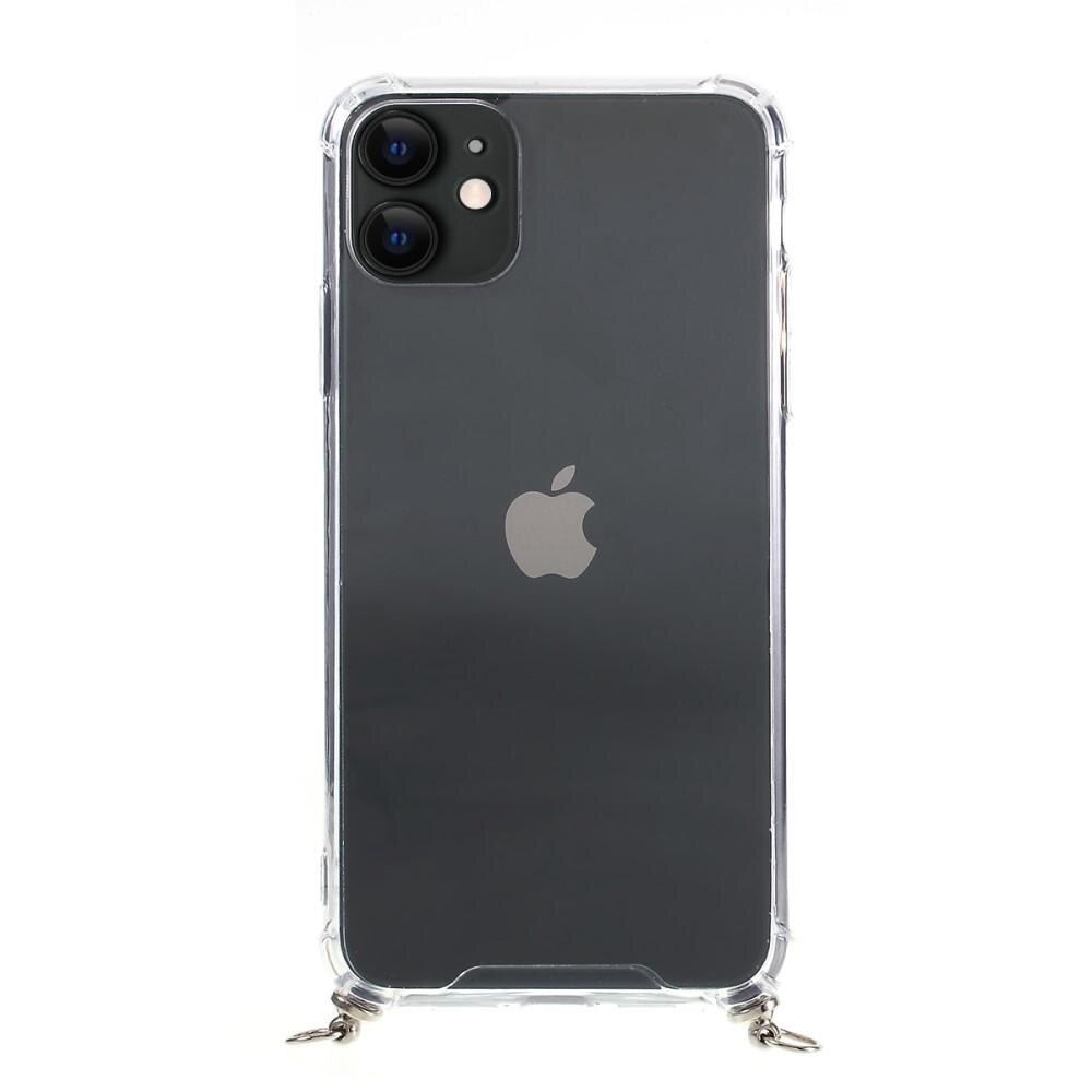 iPhone 11 Kuori kaulahihnalla Transparent