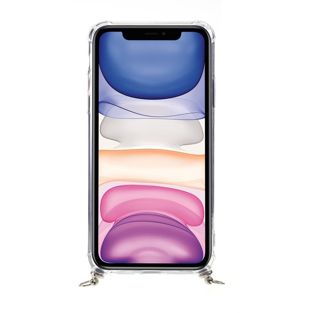 iPhone 11 Kuori kaulahihnalla Transparent