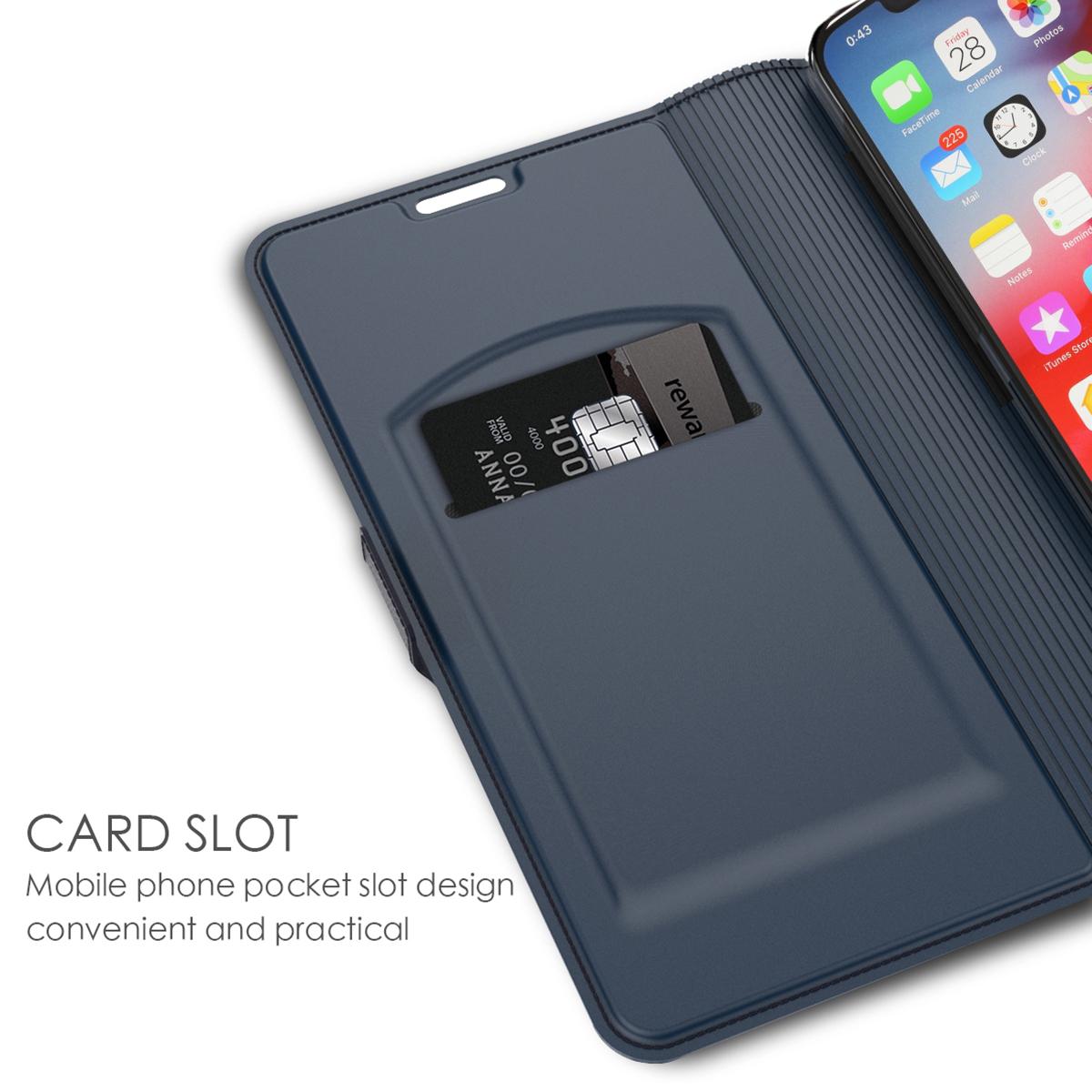 Slim Card Wallet iPhone 11 Pro Max sininen