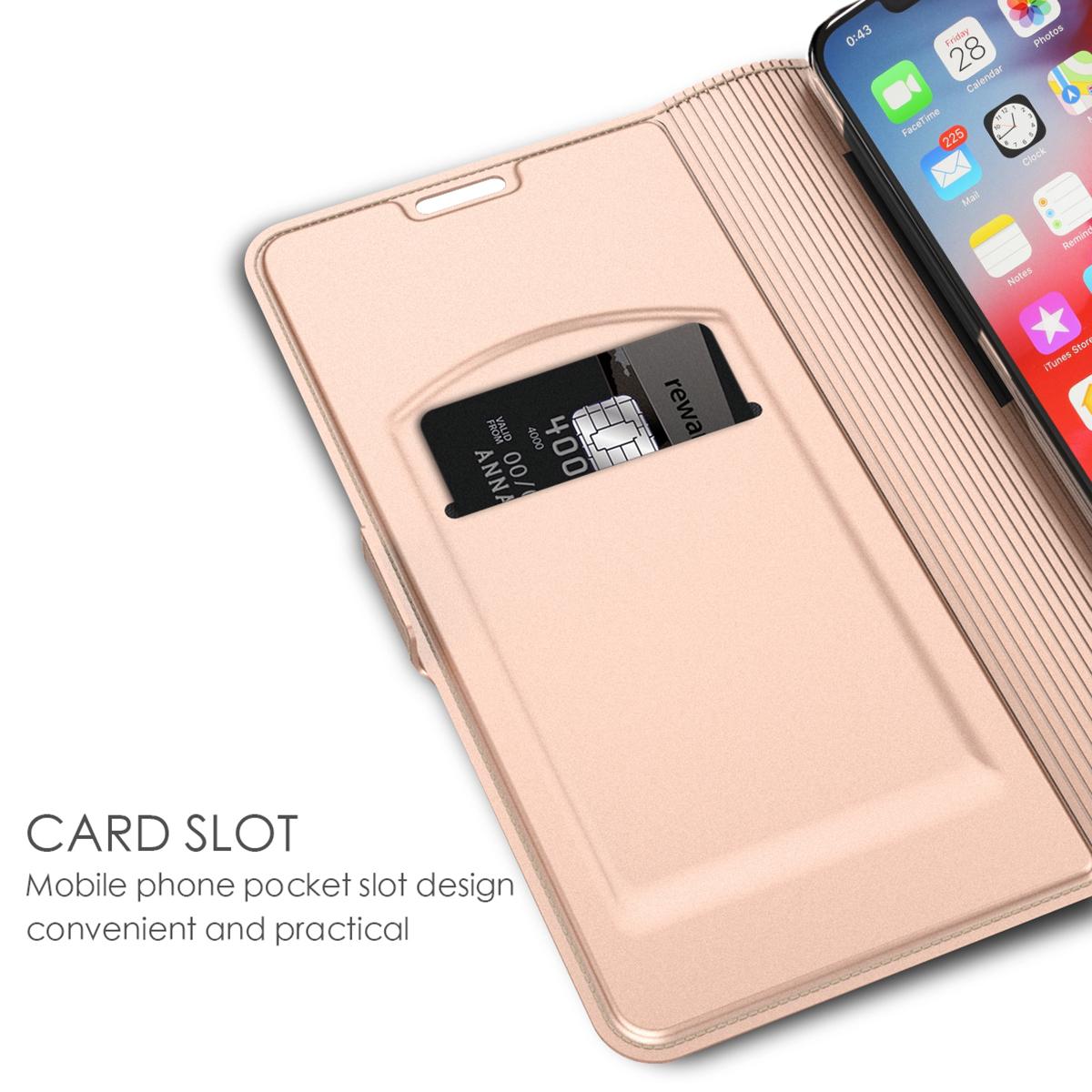 Slim Card Wallet iPhone 11 ruusukulta