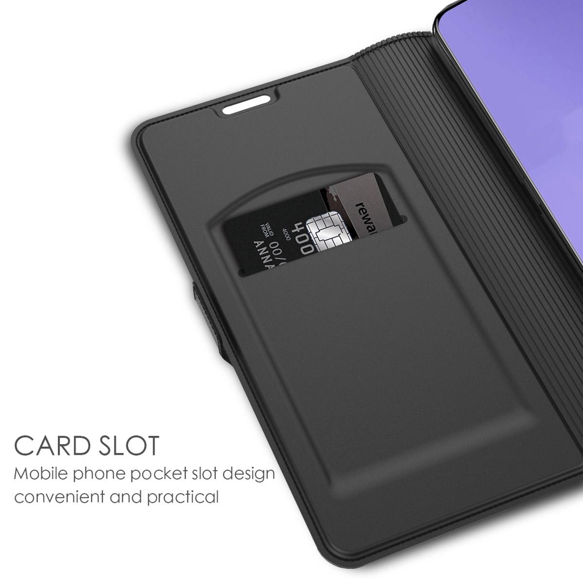 Slim Card Wallet Samsung Galaxy A51 musta