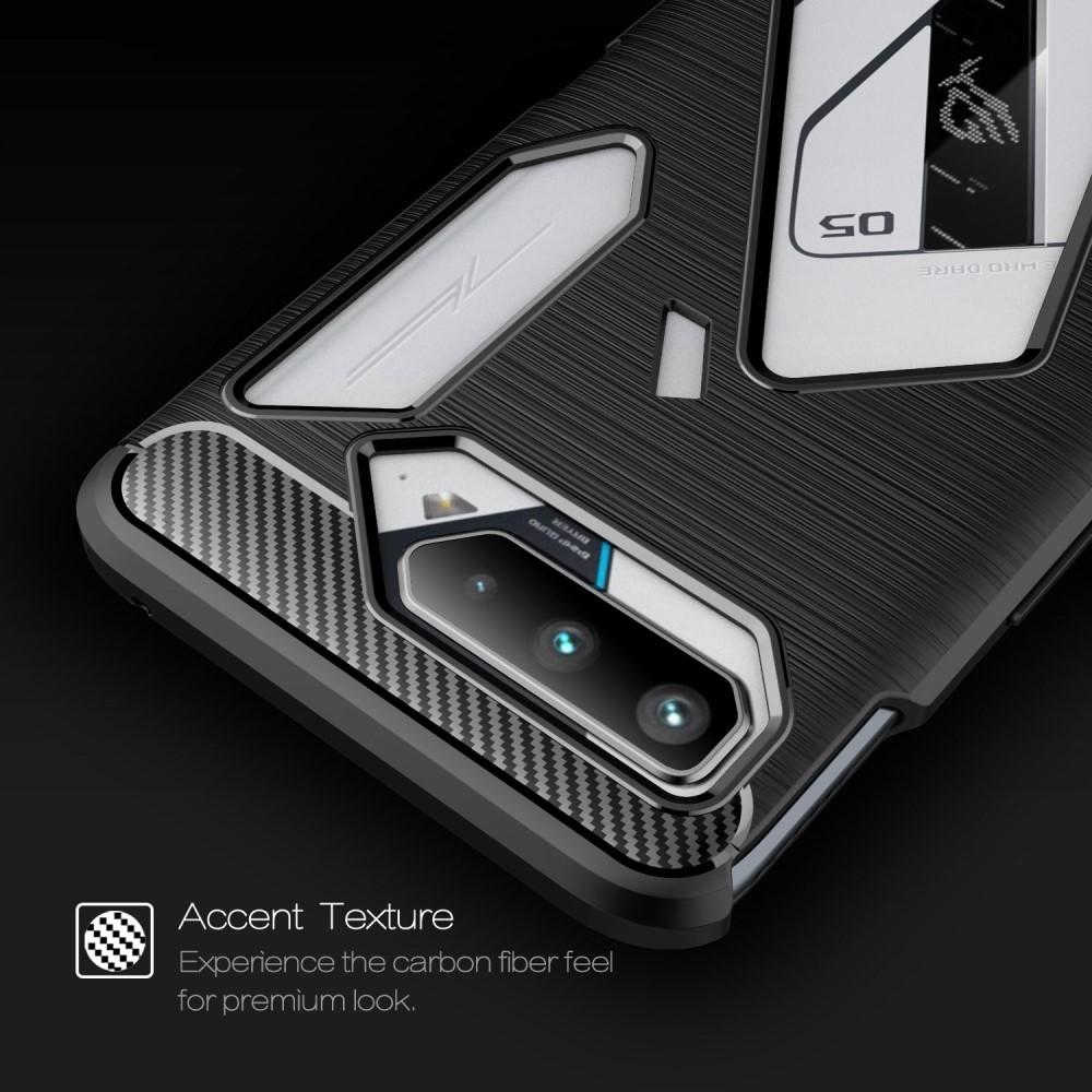 Asus ROG Phone 5 Kuori TPU Brushed Musta