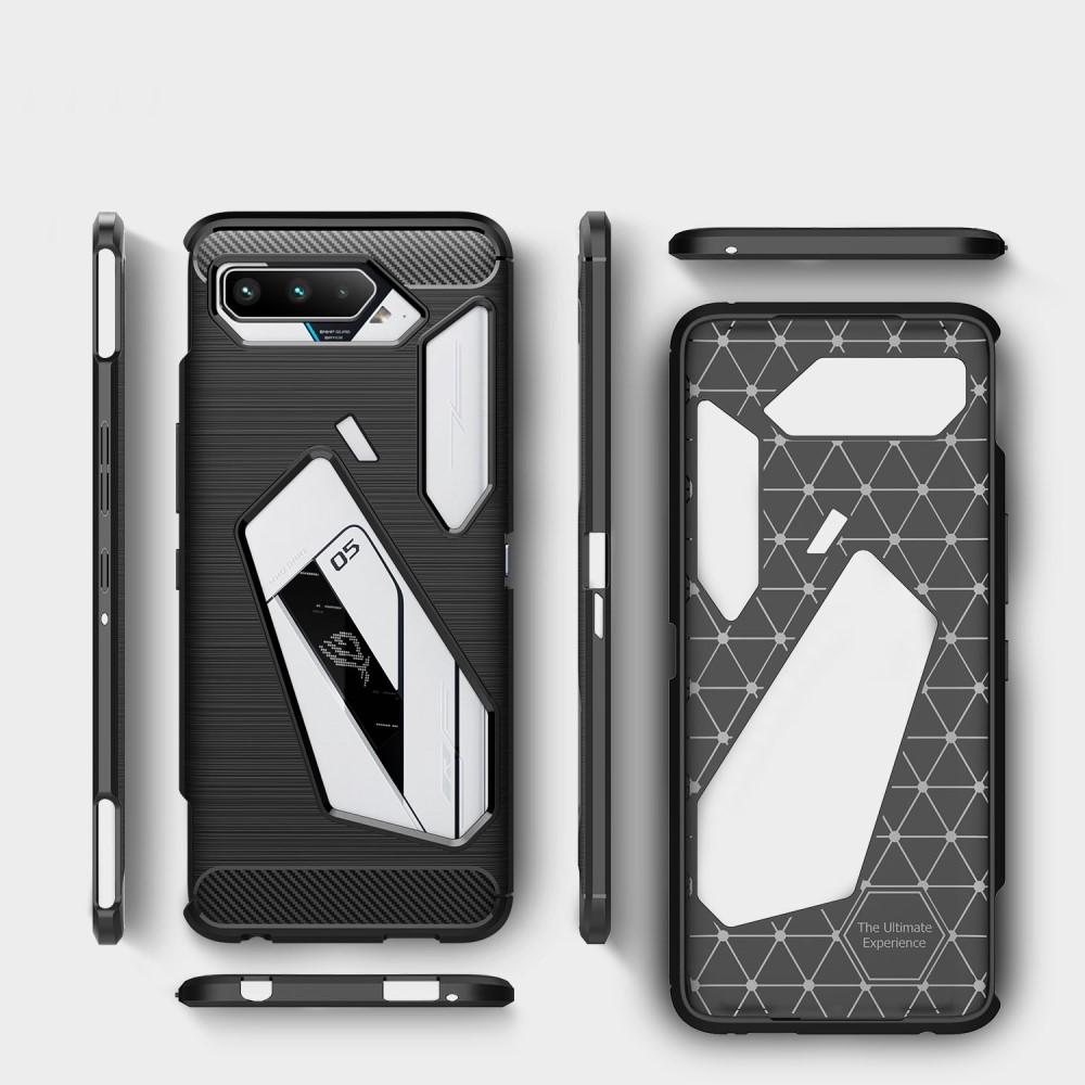 Asus ROG Phone 5 Kuori TPU Brushed Musta