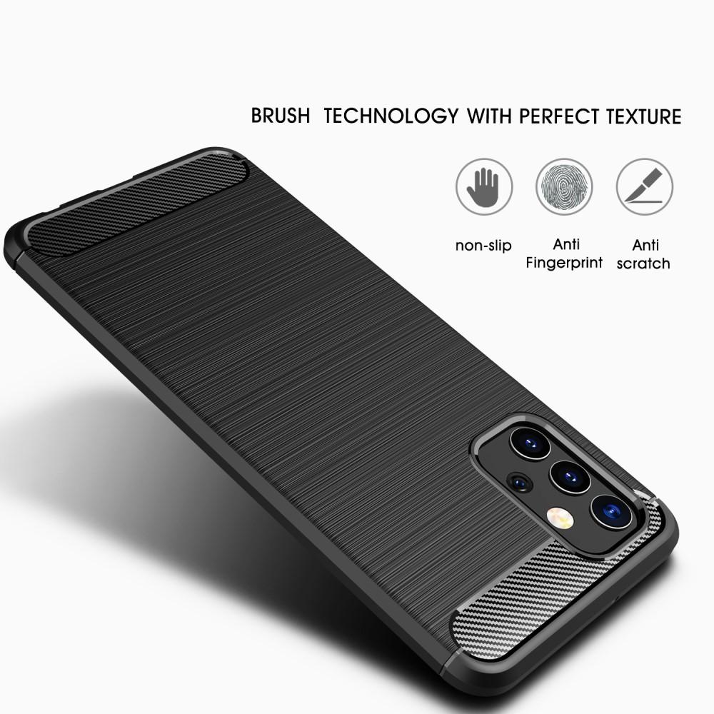 Samsung Galaxy A32 5G Kuori TPU Brushed Musta