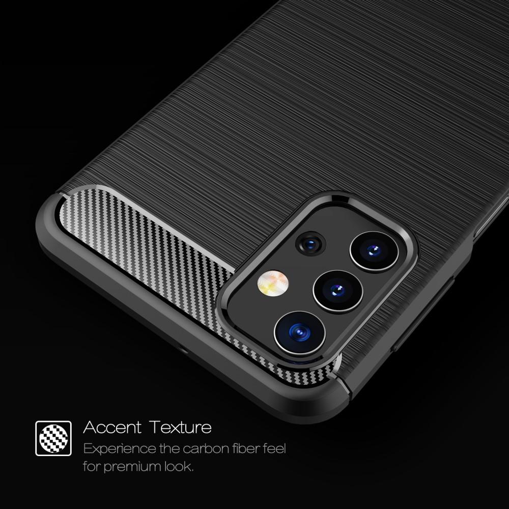 Samsung Galaxy A32 5G Kuori TPU Brushed Musta
