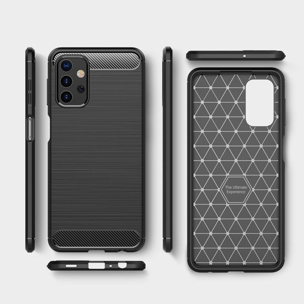Samsung Galaxy A32 5G Kuori TPU Brushed Musta