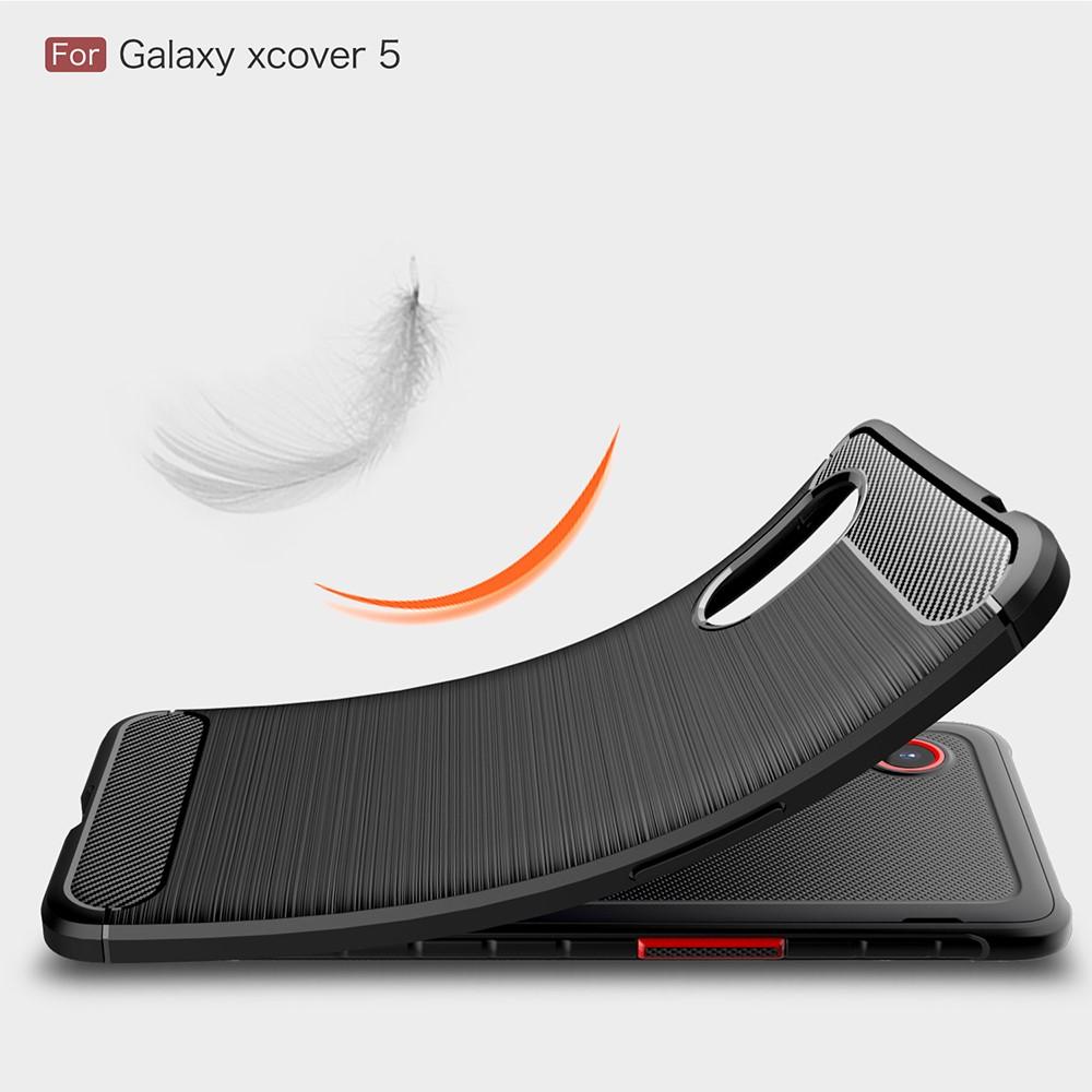 Brushed TPU Kuori Galaxy Xcover 5 Black