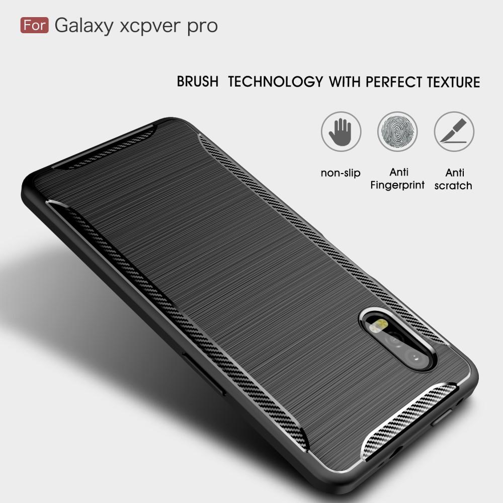 Brushed TPU Kuori Galaxy Xcover Pro Black