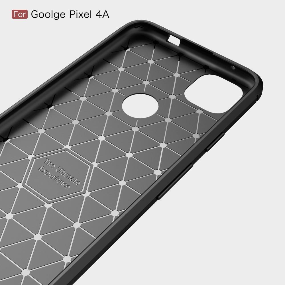 Google Pixel 4a Kuori TPU Brushed Musta