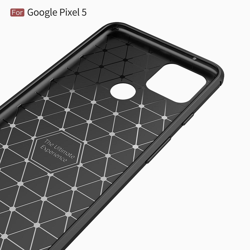 Google Pixel 5 Kuori TPU Brushed Musta