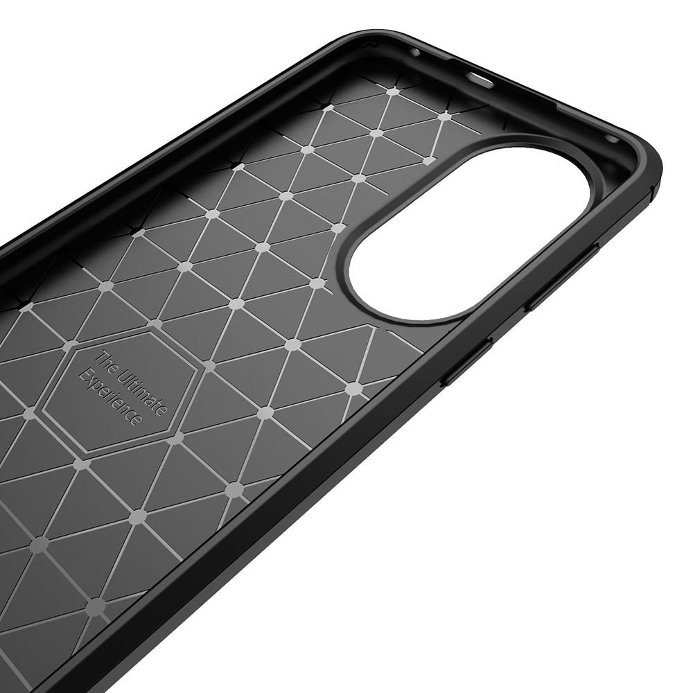 Huawei P50 Kuori TPU Brushed Musta
