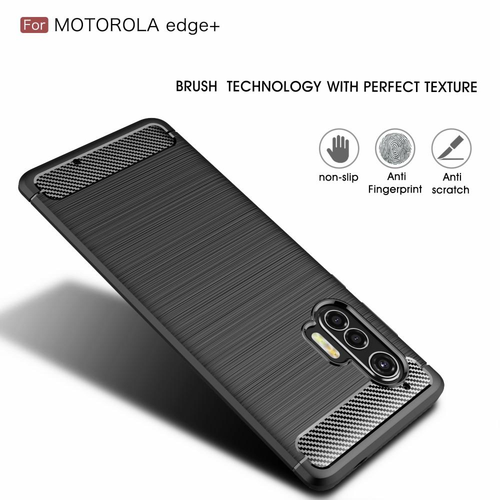 Brushed TPU Kuori Motorola Edge Plus Black