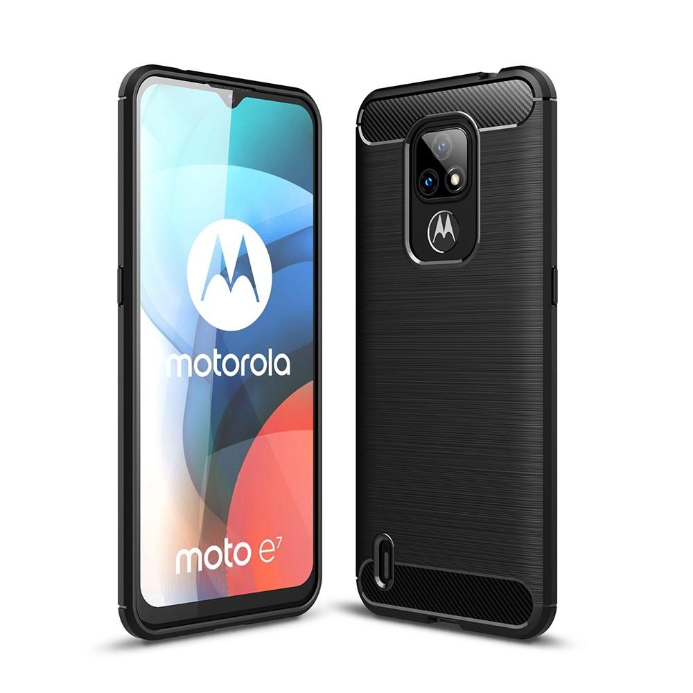 Brushed TPU Kuori Motorola Moto E7 Black