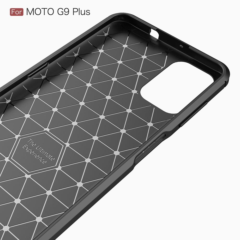 Brushed TPU Kuori Motorola Moto G9 Plus Black