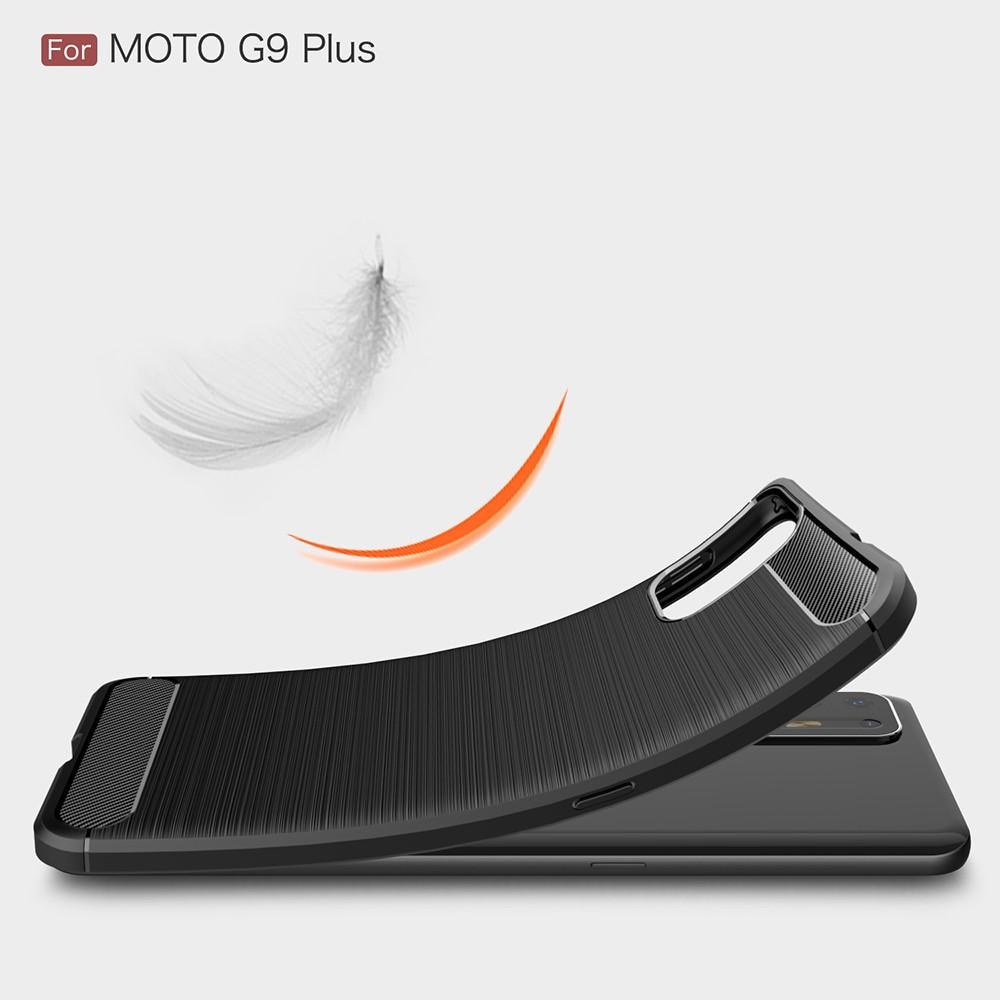 Brushed TPU Kuori Motorola Moto G9 Plus Black
