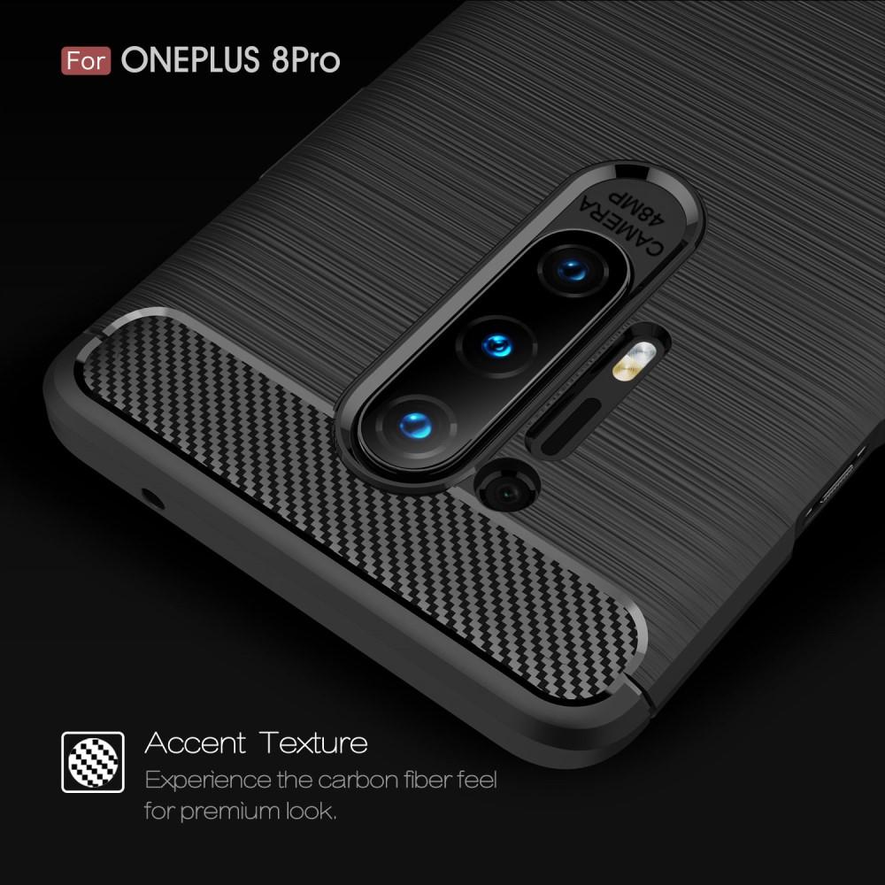 Brushed TPU Kuori OnePlus 8 Pro Black