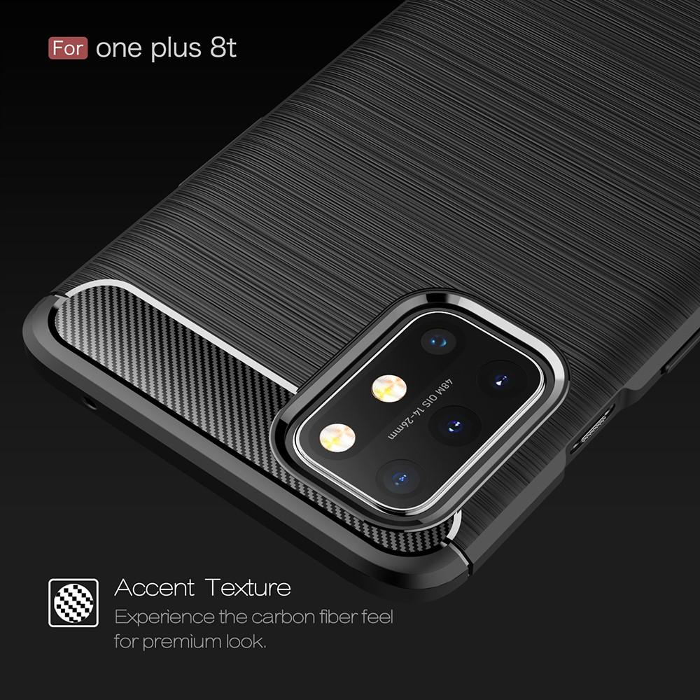 OnePlus 8T Kuori TPU Brushed Musta