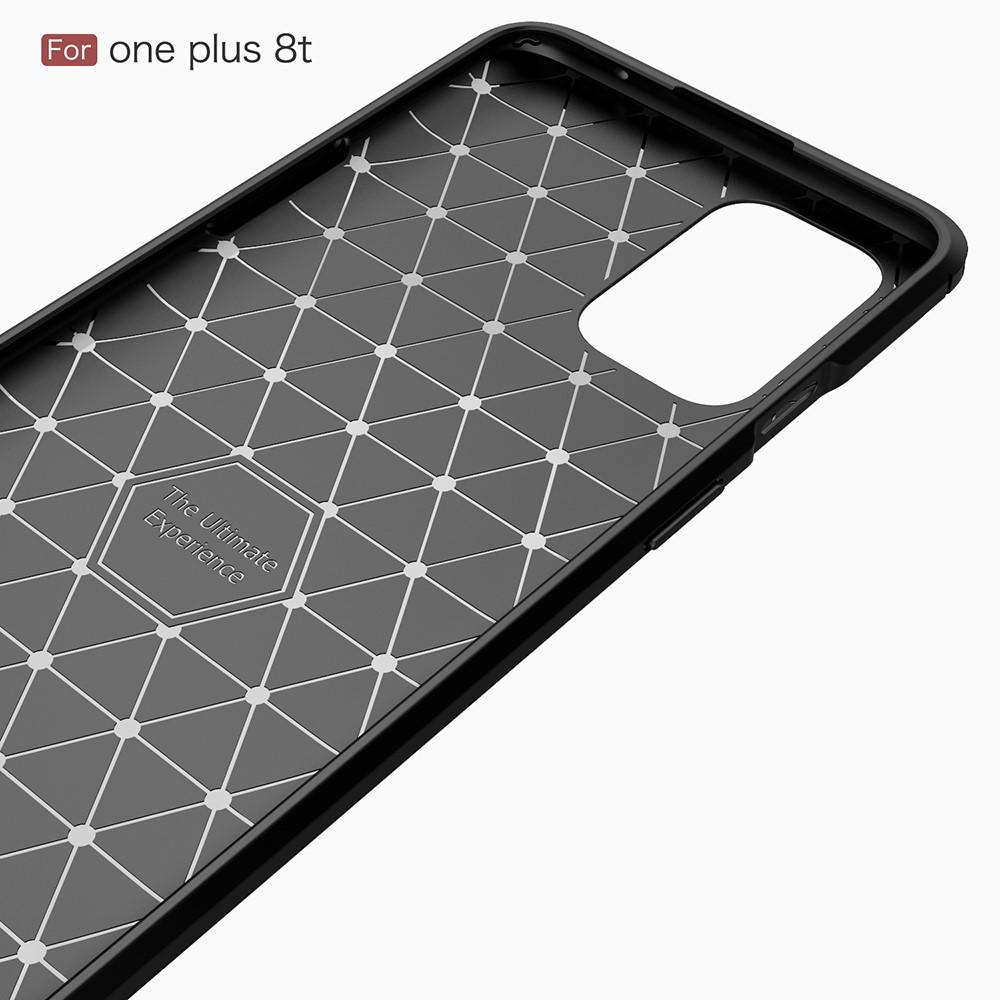  OnePlus 8T Kuori TPU Brushed Musta