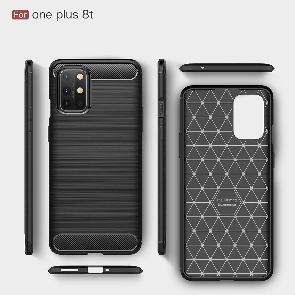  OnePlus 8T Kuori TPU Brushed Musta