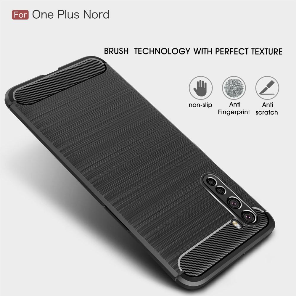  OnePlus Nord Kuori TPU Brushed Musta