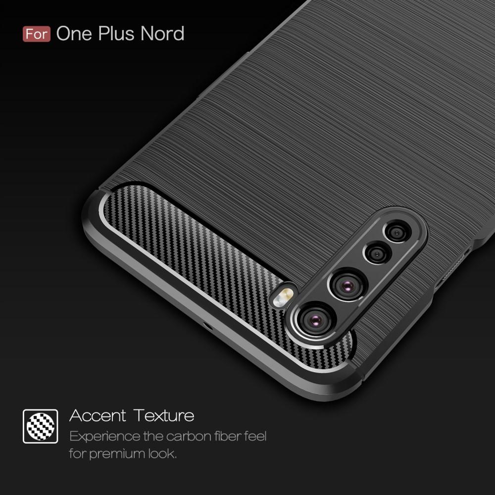  OnePlus Nord Kuori TPU Brushed Musta