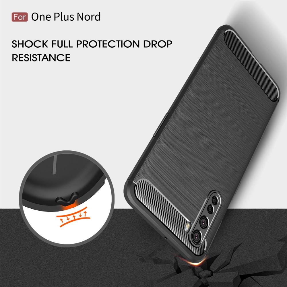  OnePlus Nord Kuori TPU Brushed Musta