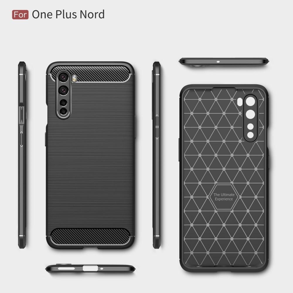  OnePlus Nord Kuori TPU Brushed Musta