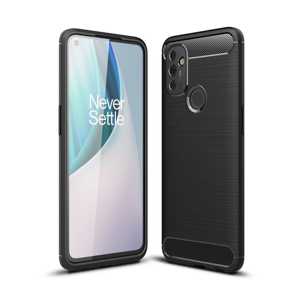  OnePlus Nord N100 Kuori TPU Brushed Musta