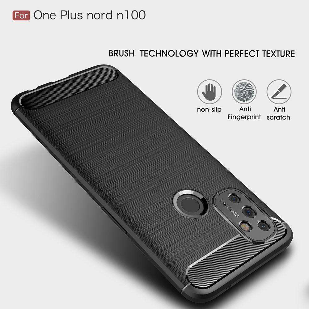 Brushed TPU Kuori OnePlus Nord N100 Black