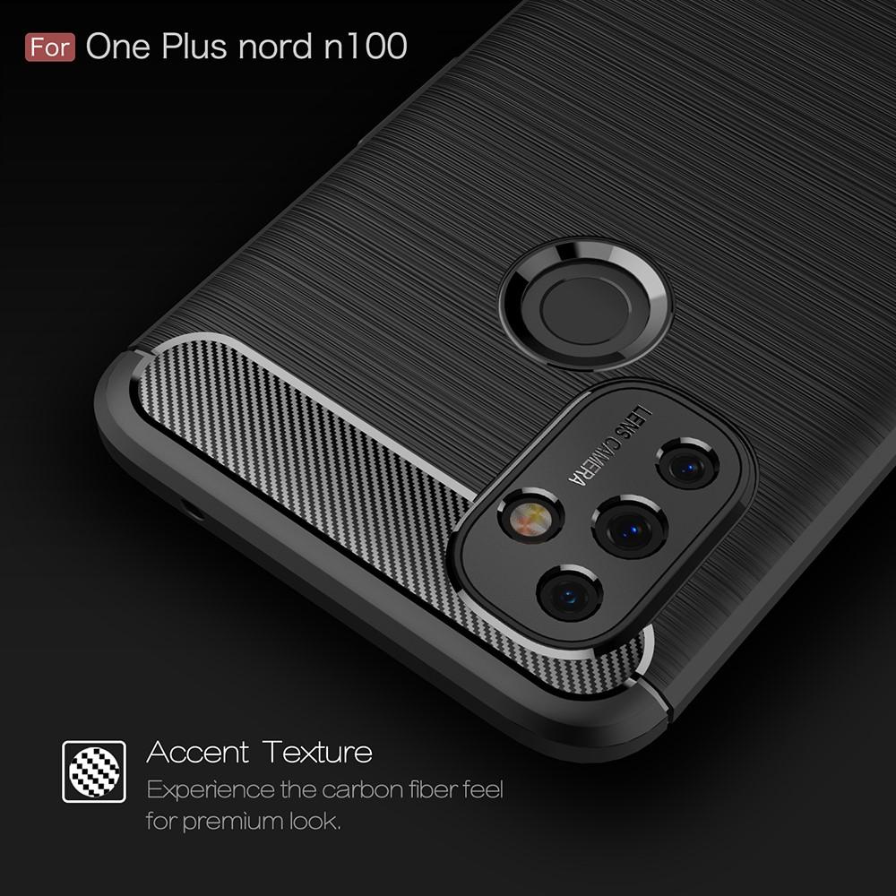 Brushed TPU Kuori OnePlus Nord N100 Black