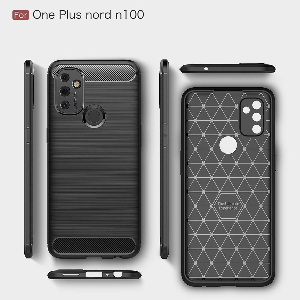 Brushed TPU Kuori OnePlus Nord N100 Black