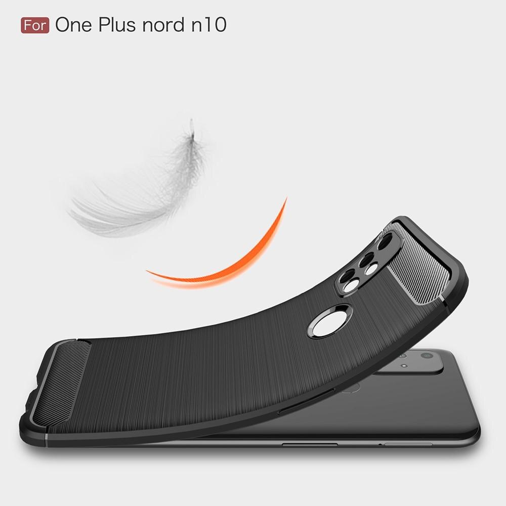 Brushed TPU Kuori OnePlus Nord N10 5G Black