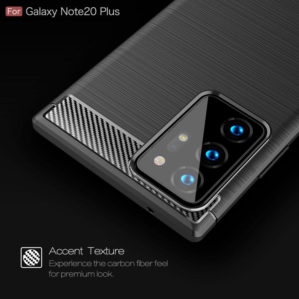 Samsung Galaxy Note 20 Ultra Kuori TPU Brushed Musta